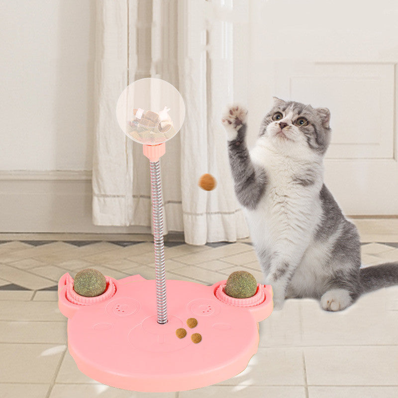 Wobble Treat Tumbler: Slow Feeder Toy for Cats & Dogs