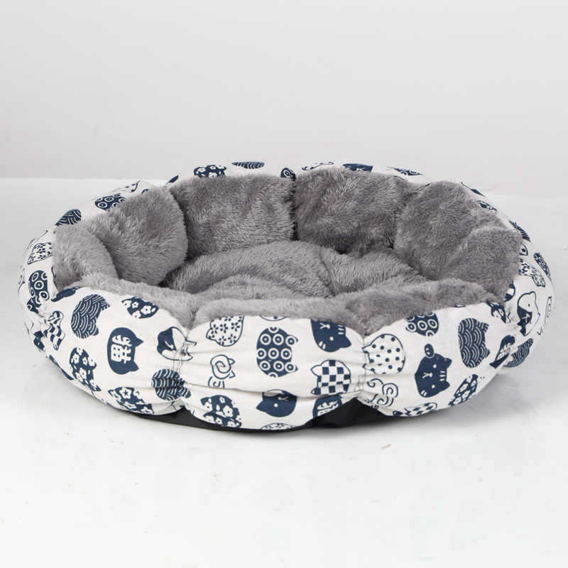 Calming Donut Cat Bed for Indoor Cats & Small Dogs