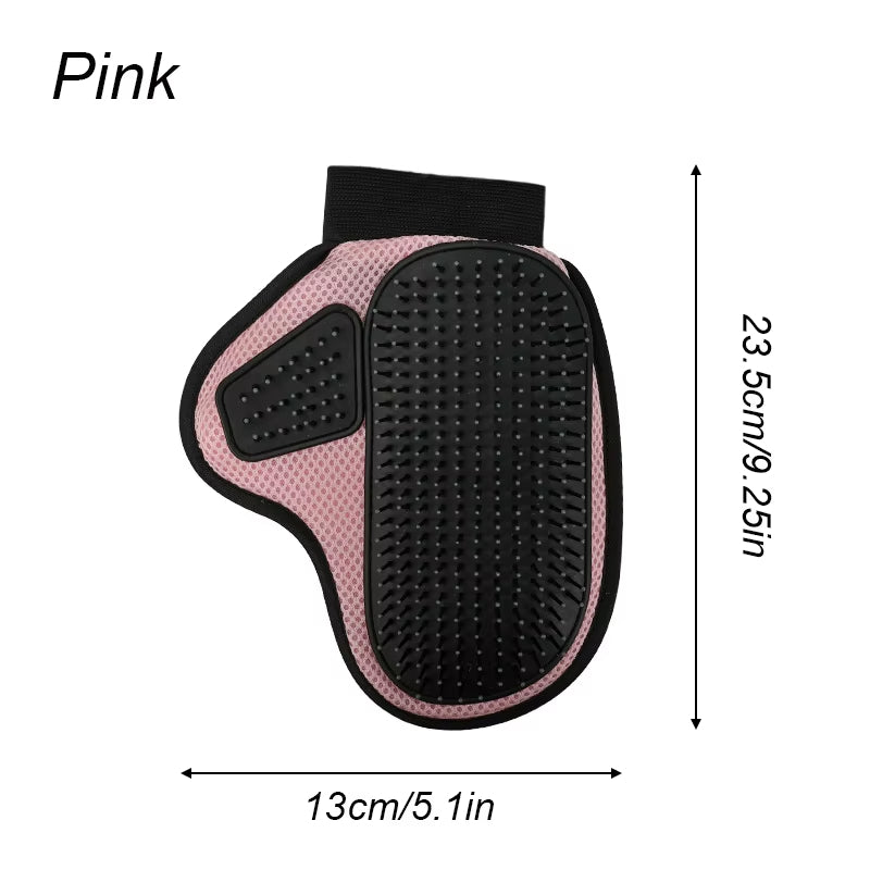 Pet Grooming Glove for Shedding — Cat & Dog Hair Remover