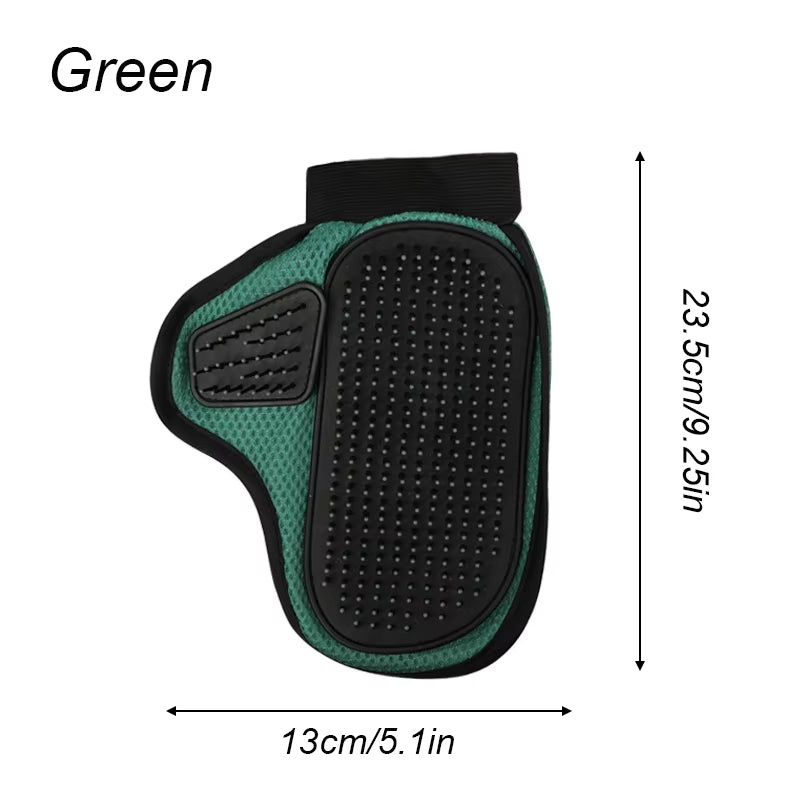 Pet Grooming Glove for Shedding — Cat & Dog Hair Remover