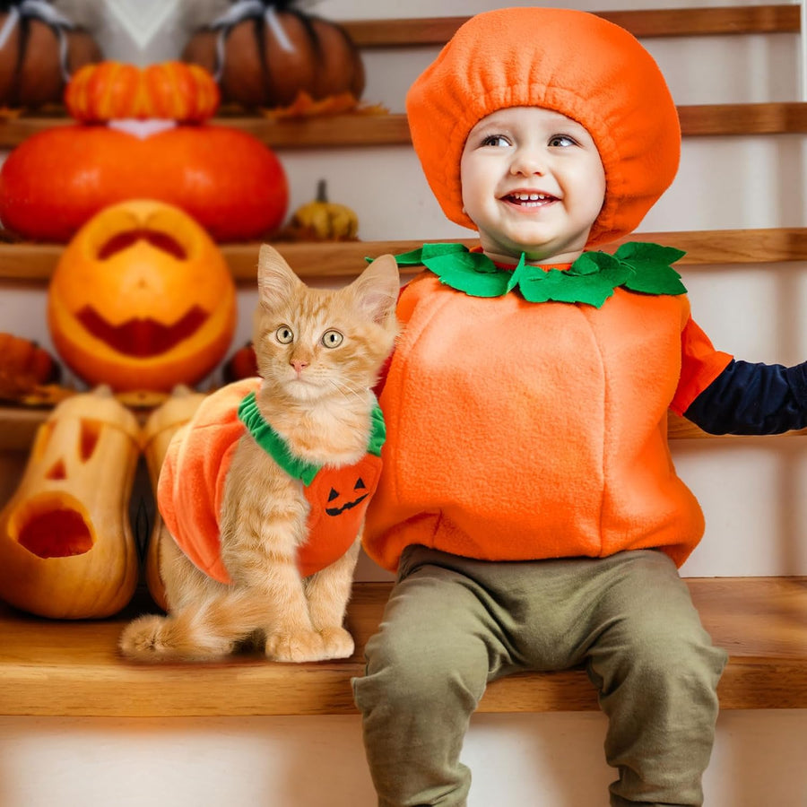 Pumpkin Halloween Pet Costume