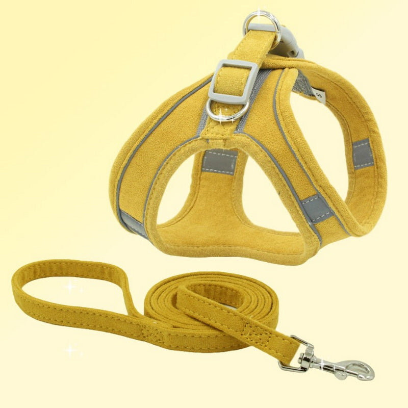 Cat Harness and Leash Set — Escape-Proof Velvet Vest