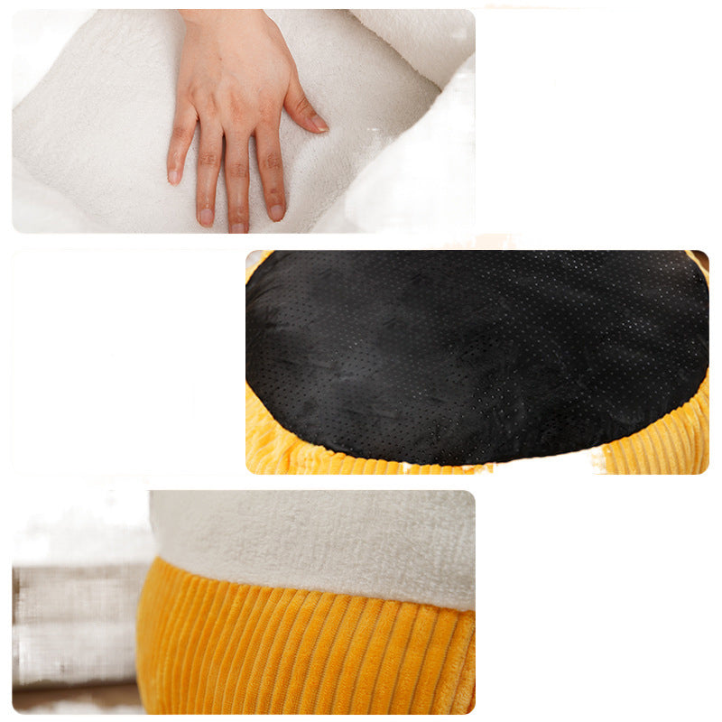 Calming Cat Bed — Cozy Round Donut Nest for Cats & Puppies