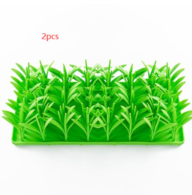 Silicone Lick Mat for Dogs & Cats — Slow Feeder Grass Design
