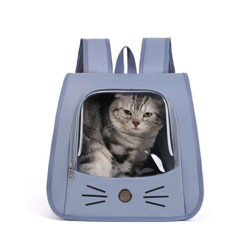 Cat Carrier Backpack — Breathable Travel Bag for Cats & Small Dogs