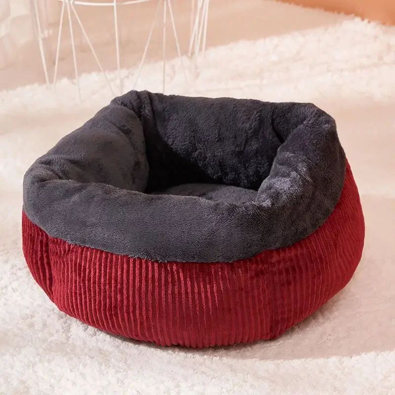 Calming Cat Bed — Cozy Round Donut Nest for Cats & Puppies