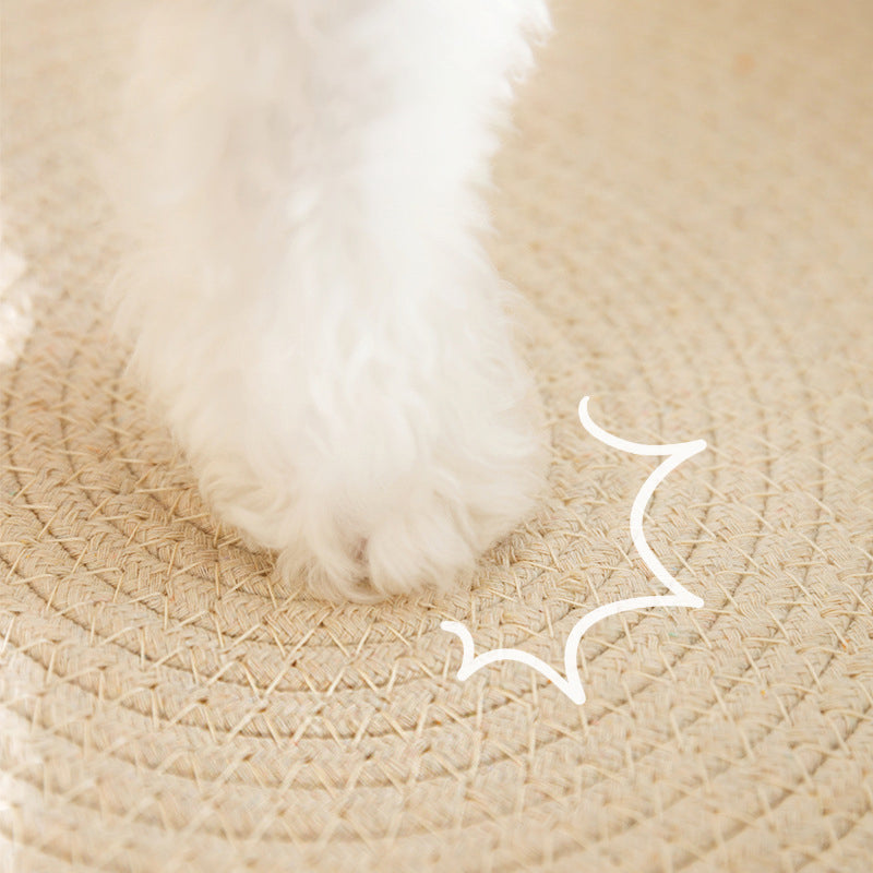 Oval Cat Scratcher Bowl Bed — 2-in-1 Lounge & Furniture Saver