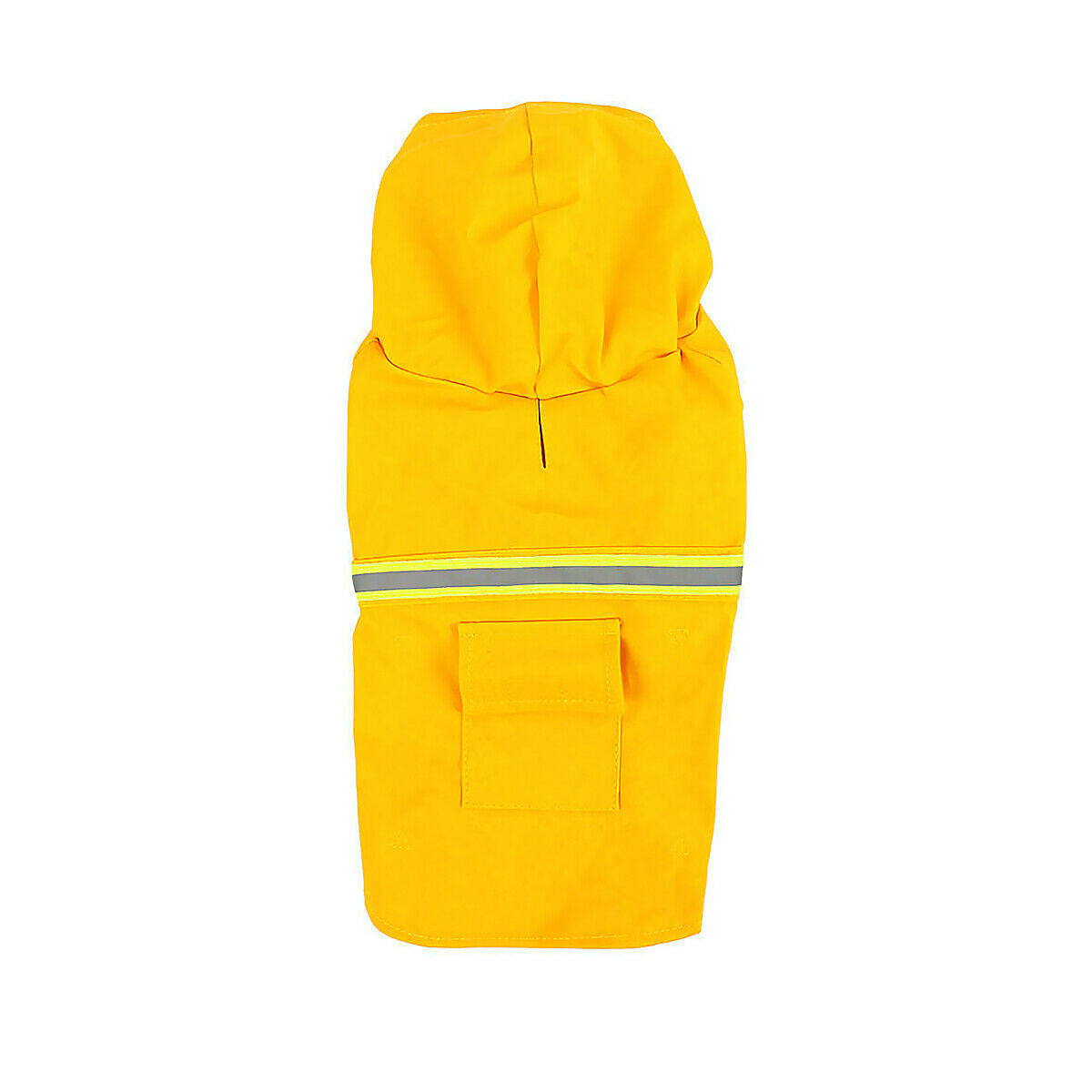 Hooded Dog Raincoat with Reflective Stripe & Leash Hole