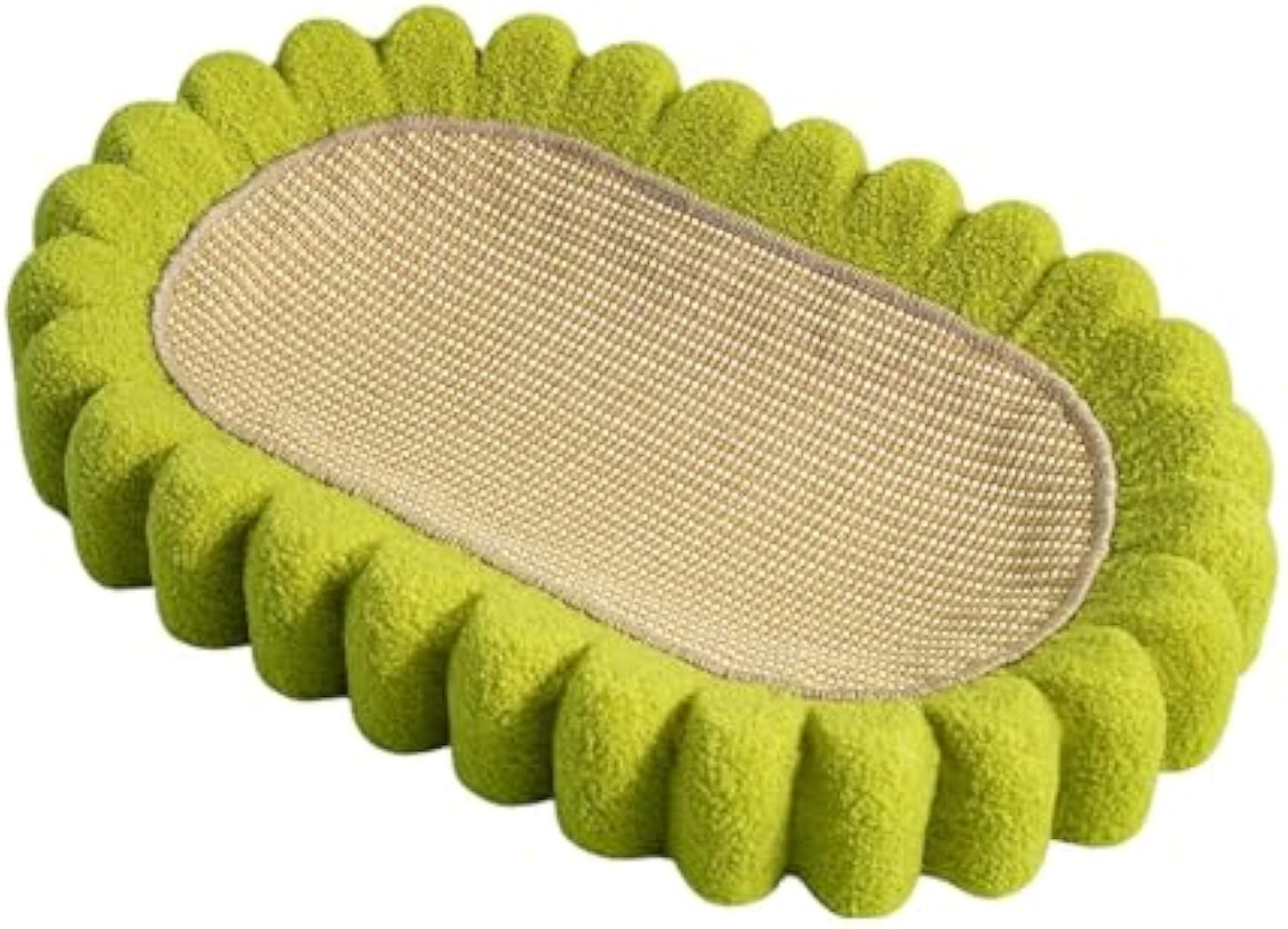 Oval Cat Scratcher Bowl Bed — 2-in-1 Lounge & Furniture Saver