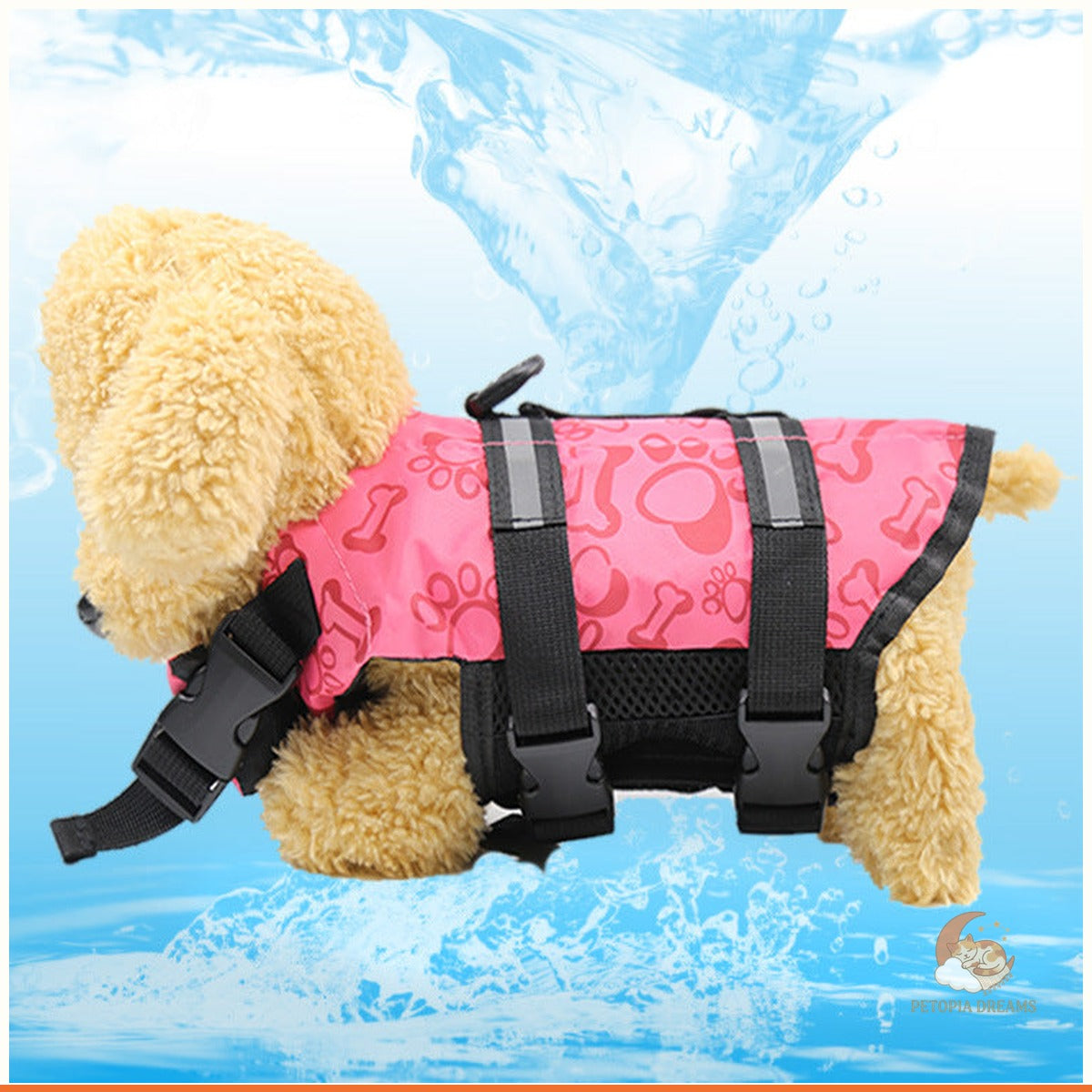 Adventure Dog Life Jacket — Safe Swimming Vest | Petopia Dreams