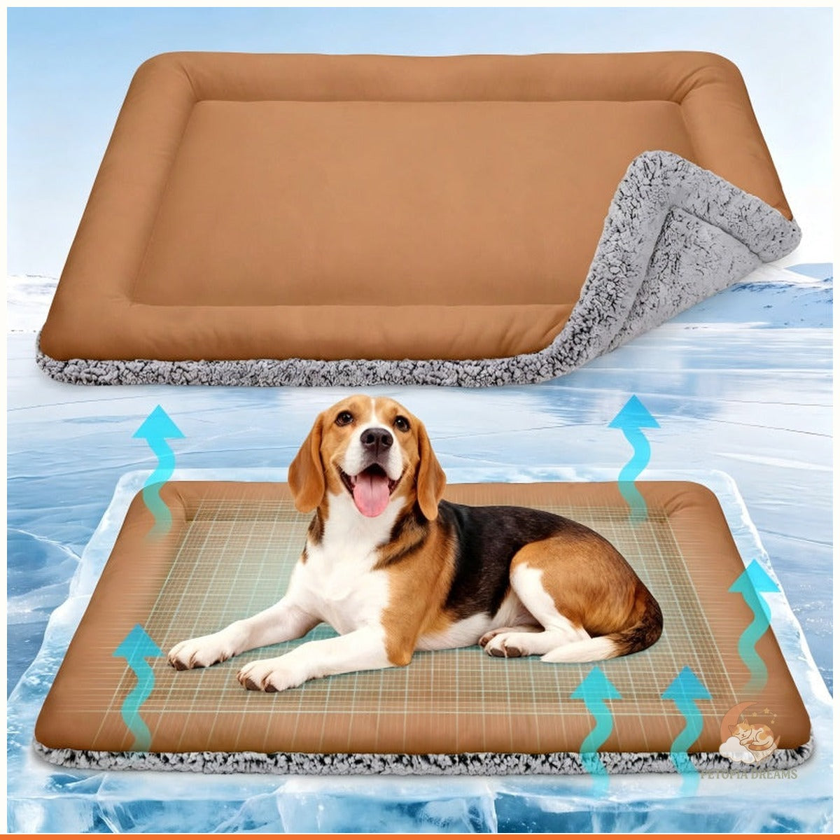 Dog Cooling Mat: Summer Heat Relief for Hot Pups | Petopia Dreams