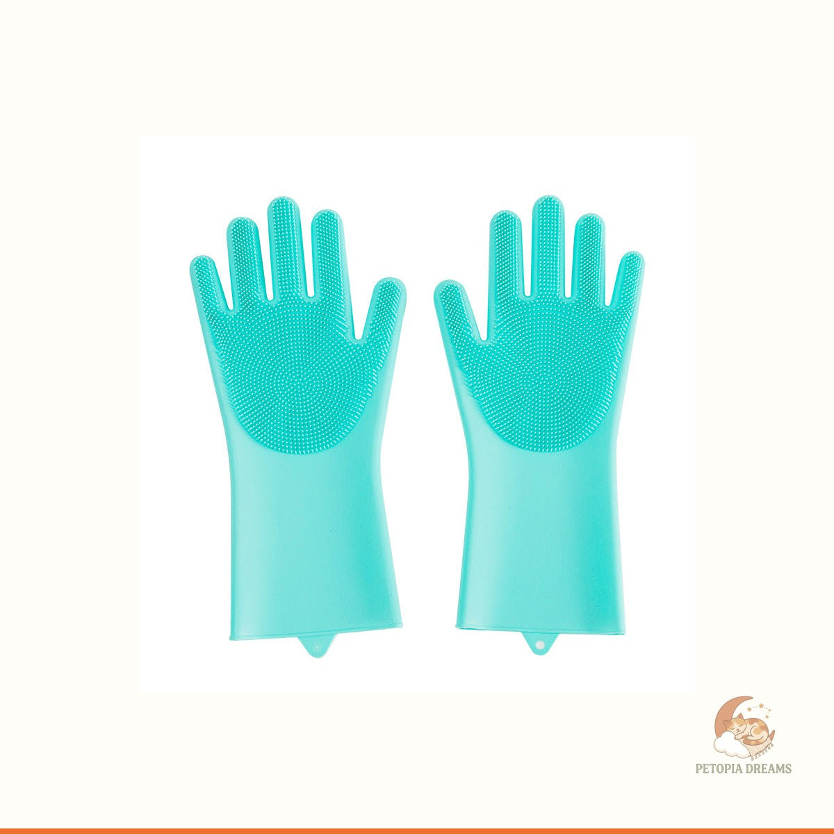 Pet Grooming Glove — Gentle Deshedding Brush for Dogs & Cats | Petopia Dreams