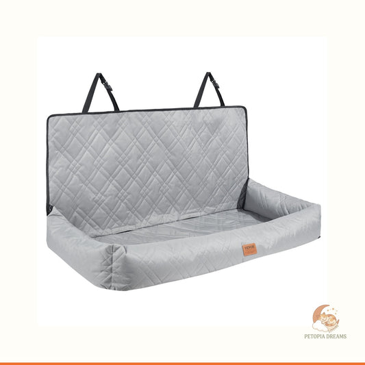 Waterproof Dog Car Seat for Medium & Large Dogs Up to 100 lbs | Petopia Dreams