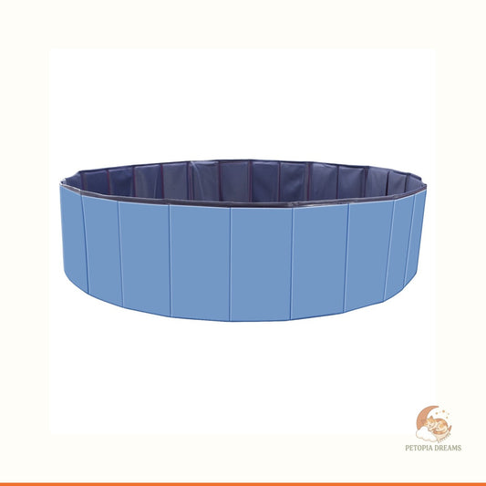 Foldable Dog Swimming Pool — Cooling Bath & Splash Tub for Pets | Petopia Dreams
