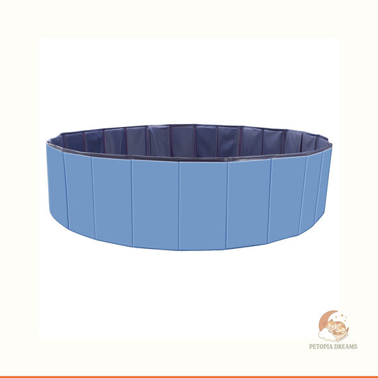 Foldable Dog Swimming Pool — Cooling Bath & Splash Tub for Pets | Petopia Dreams
