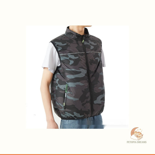 Summer Cooling Fan Jacket for Outdoor Adventures with Your Dog | Petopia Dreams