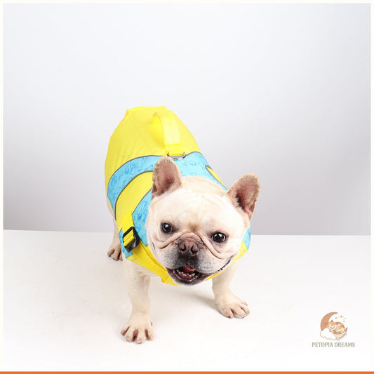 Dog Life Jacket — High-Visibility Swim Vest for Safe Water Play | Petopia Dreams