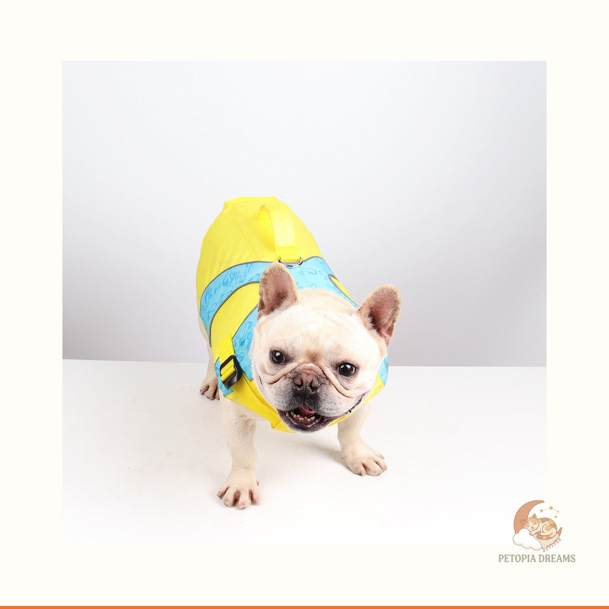 Dog Life Jacket — High-Visibility Swim Vest for Safe Water Play | Petopia Dreams
