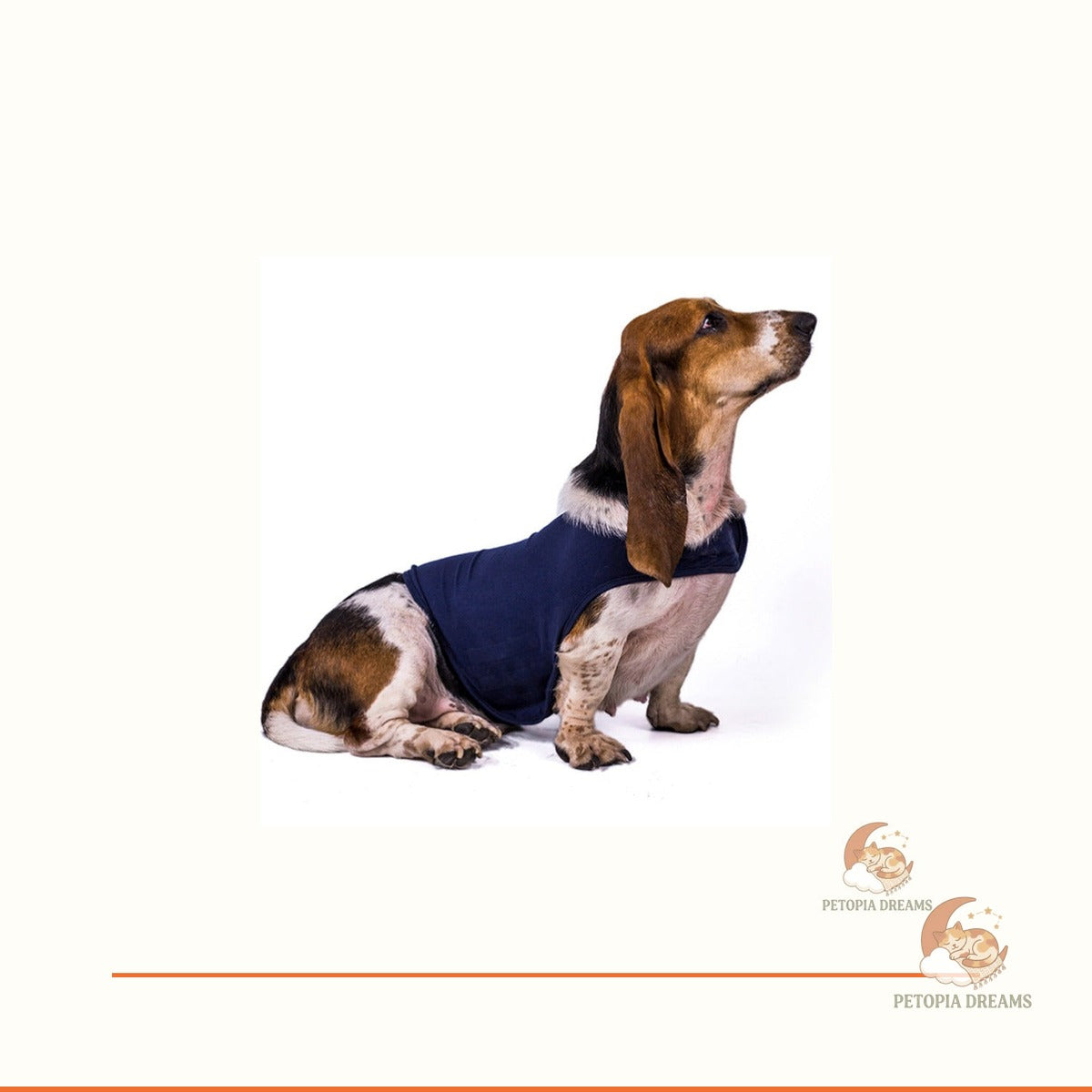 Calming Dog Anxiety Jacket - Cozy Cotton Comfort Vest | Petopia Dreams