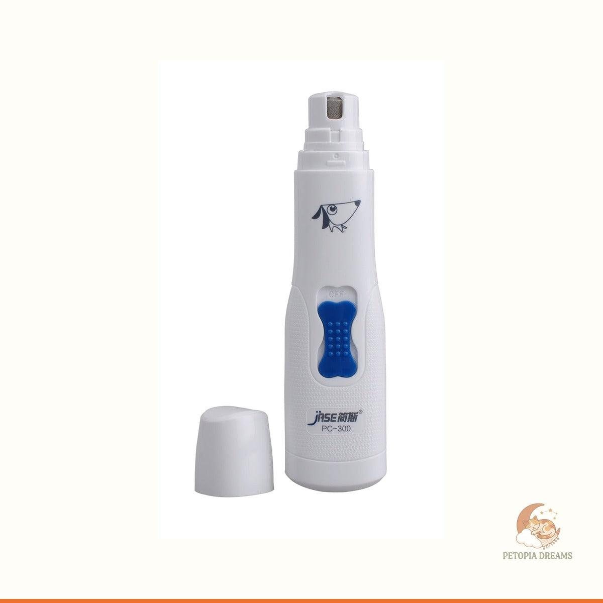 Quiet Electric Pet Nail Grinder for Dogs & Cats | Petopia Dreams