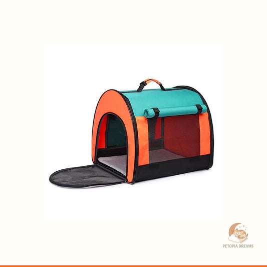 Foldable Pet Carrier Bag for Dogs & Cats — Soft Travel Tote | Petopia Dreams