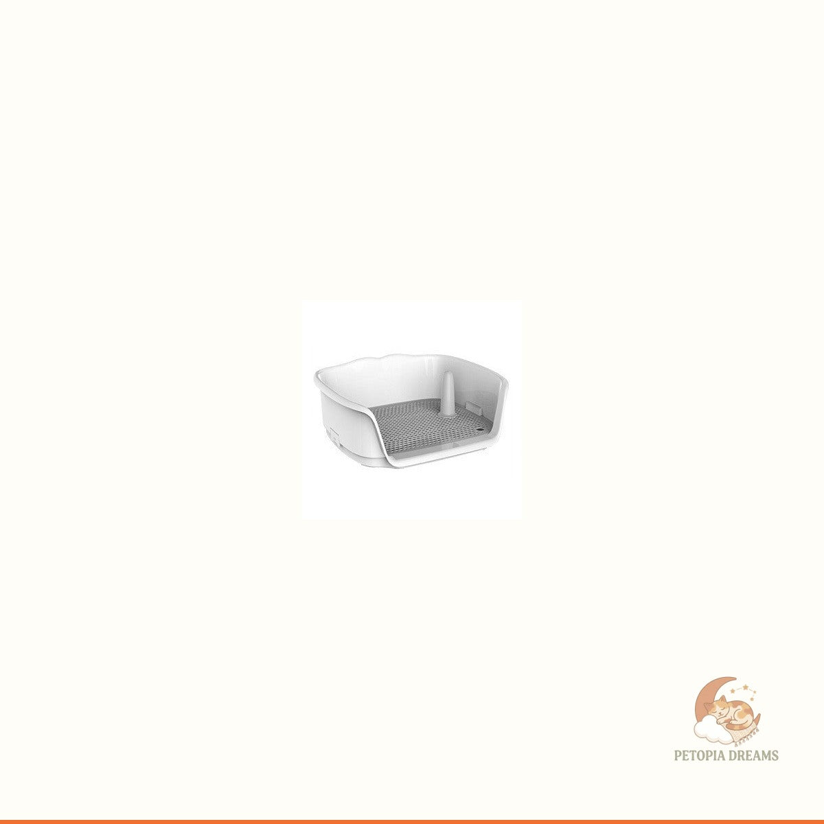 Dog Potty Tray with Grate - Mess-Free Indoor Toilet for Small Dogs | Petopia Dreams