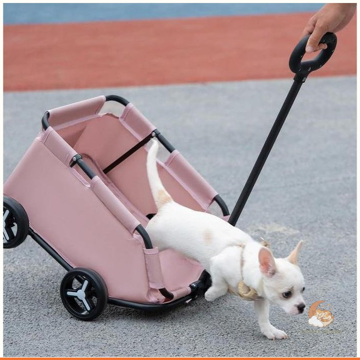 Foldable Pet Stroller for Small Dogs & Cats — Portable Travel Cart | Petopia Dreams