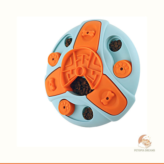 Dog Puzzle Feeder Toy - Slow Feeder Bowl That Boosts IQ | Petopia Dreams