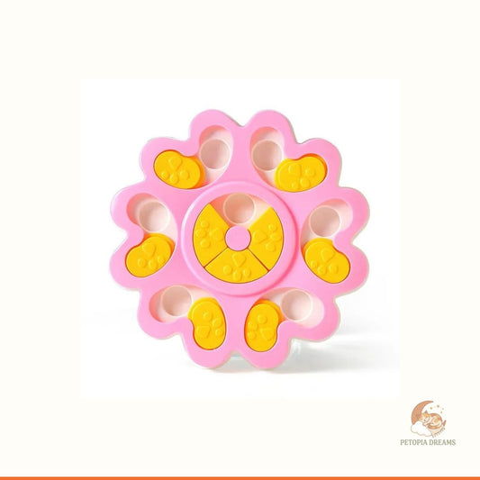 Slow Feeder Dog Bowl - Flower Maze Puzzle Feeder | Petopia Dreams