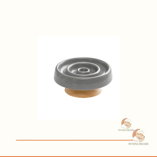 Ceramic Slow Feeder Bowl for Dogs & Cats — Anti-Gulp Maze | Petopia Dreams