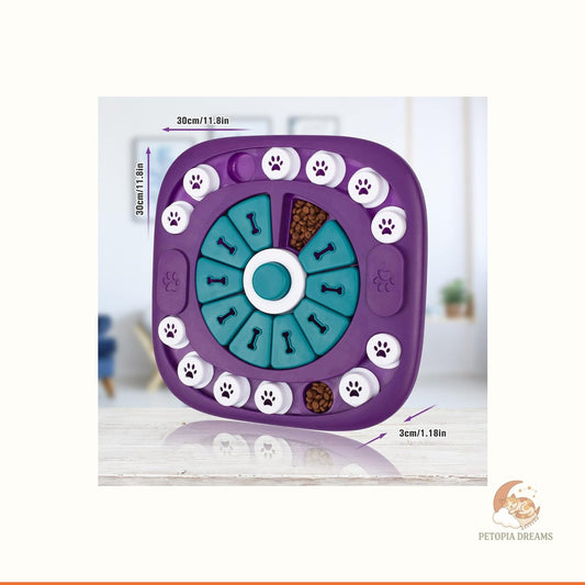 Dog Puzzle Toy — Interactive Treat Enrichment for Bored Pups | Petopia Dreams