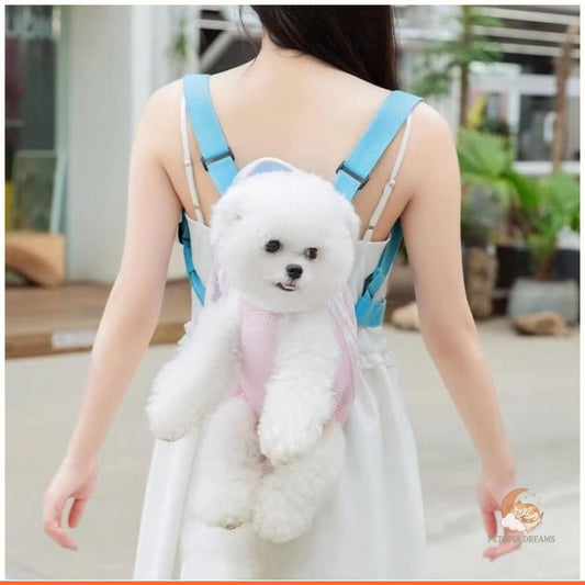 Pet Carrier Backpack with Leg Holes for Dogs & Cats | Petopia Dreams