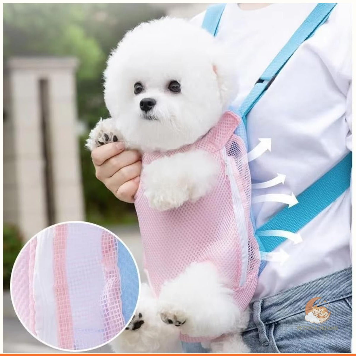 Pet Carrier Backpack with Leg Holes for Dogs & Cats | Petopia Dreams