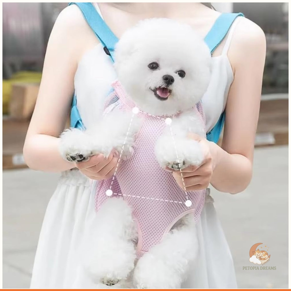 Pet Carrier Backpack with Leg Holes for Dogs & Cats | Petopia Dreams