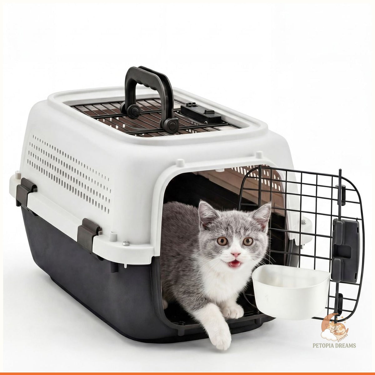 TSA Airline-Approved Hard-Sided Dog & Cat Travel Carrier | Petopia Dreams