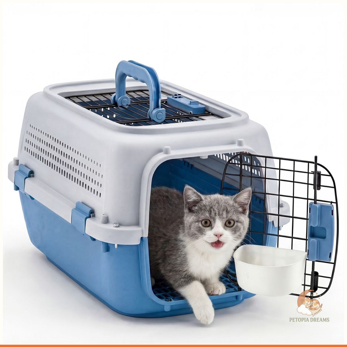 TSA Airline-Approved Hard-Sided Dog & Cat Travel Carrier | Petopia Dreams