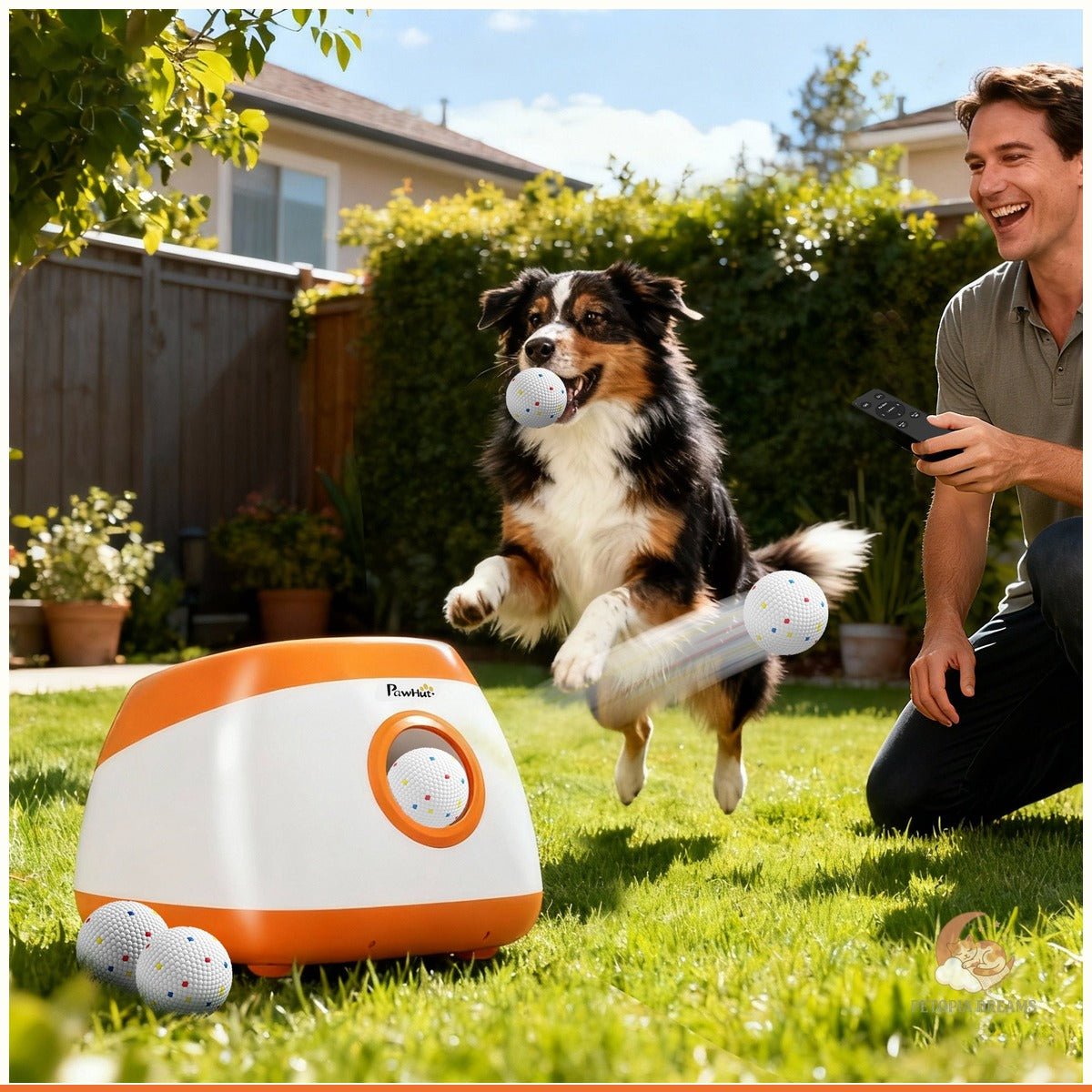 Automatic Dog Ball Launcher for Medium & Large Dogs | Petopia Dreams