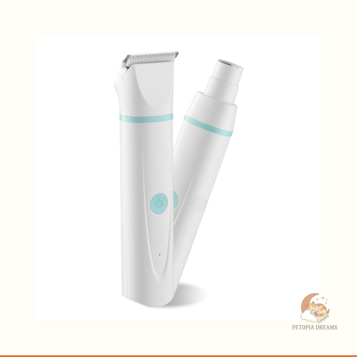 4-in-1 Dog Grooming Kit — Quiet Cordless Clippers & Nail Grinder | Petopia Dreams