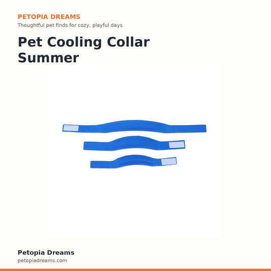 Pet Cooling Collar Summer Heat Relief Gel | Petopia Dreams