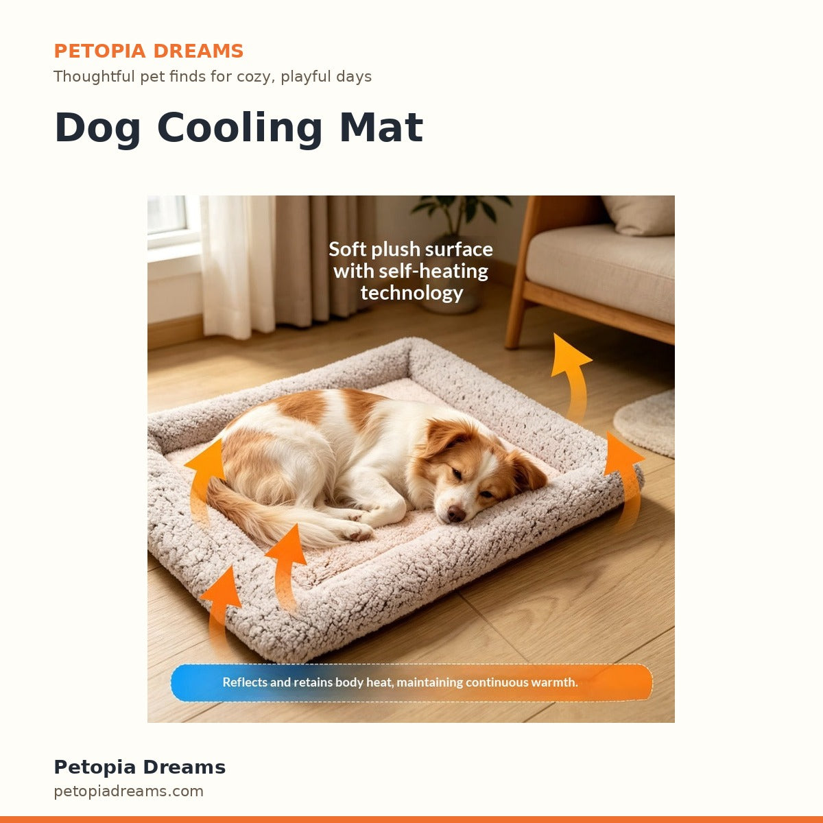 Dog Cooling Mat | Petopia Dreams