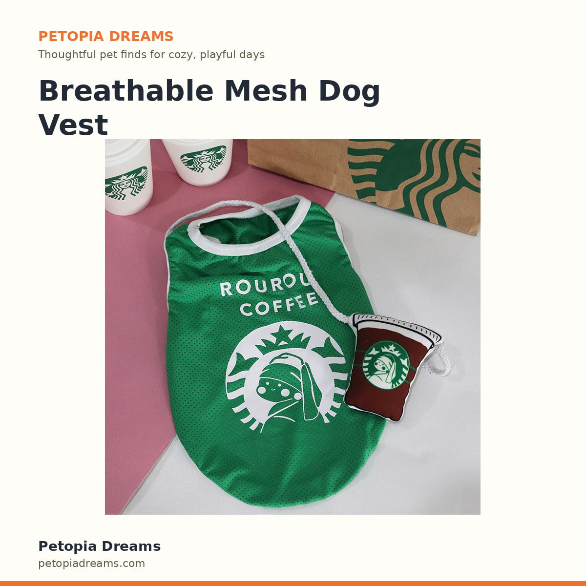 Breathable Mesh Dog Vest | Petopia Dreams