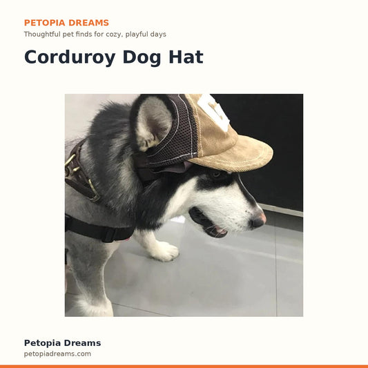 Corduroy Dog Hat | Petopia Dreams