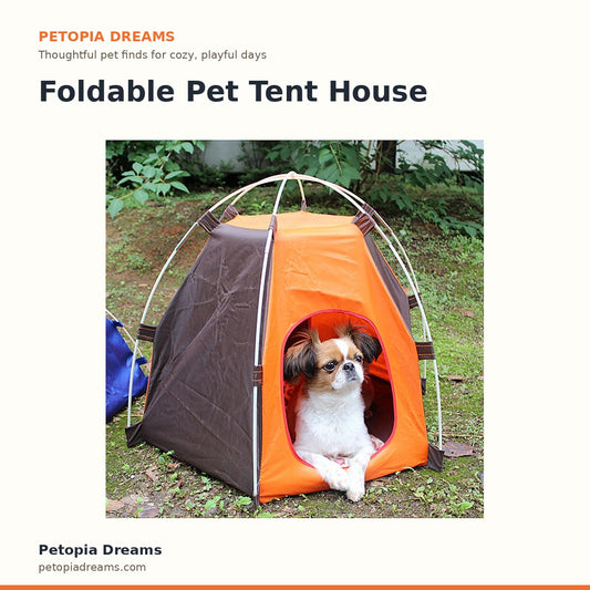 Foldable Pet Tent House | Petopia Dreams