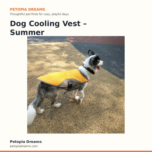 Dog Cooling Vest – Summer Heat Relief | Petopia Dreams