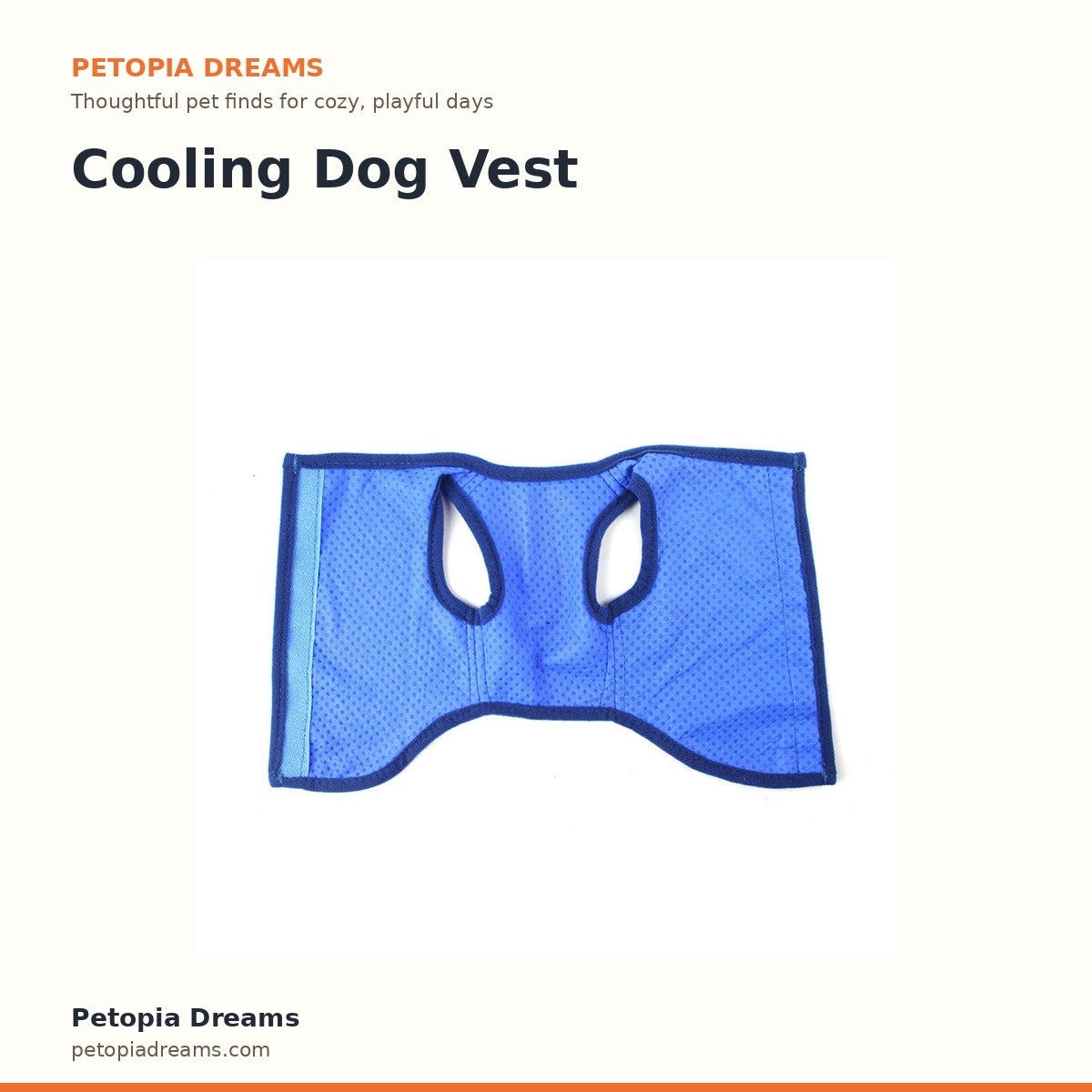 Cooling Dog Vest | Petopia Dreams