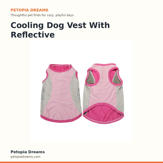 Cooling Dog Vest With Reflective Strip | Petopia Dreams