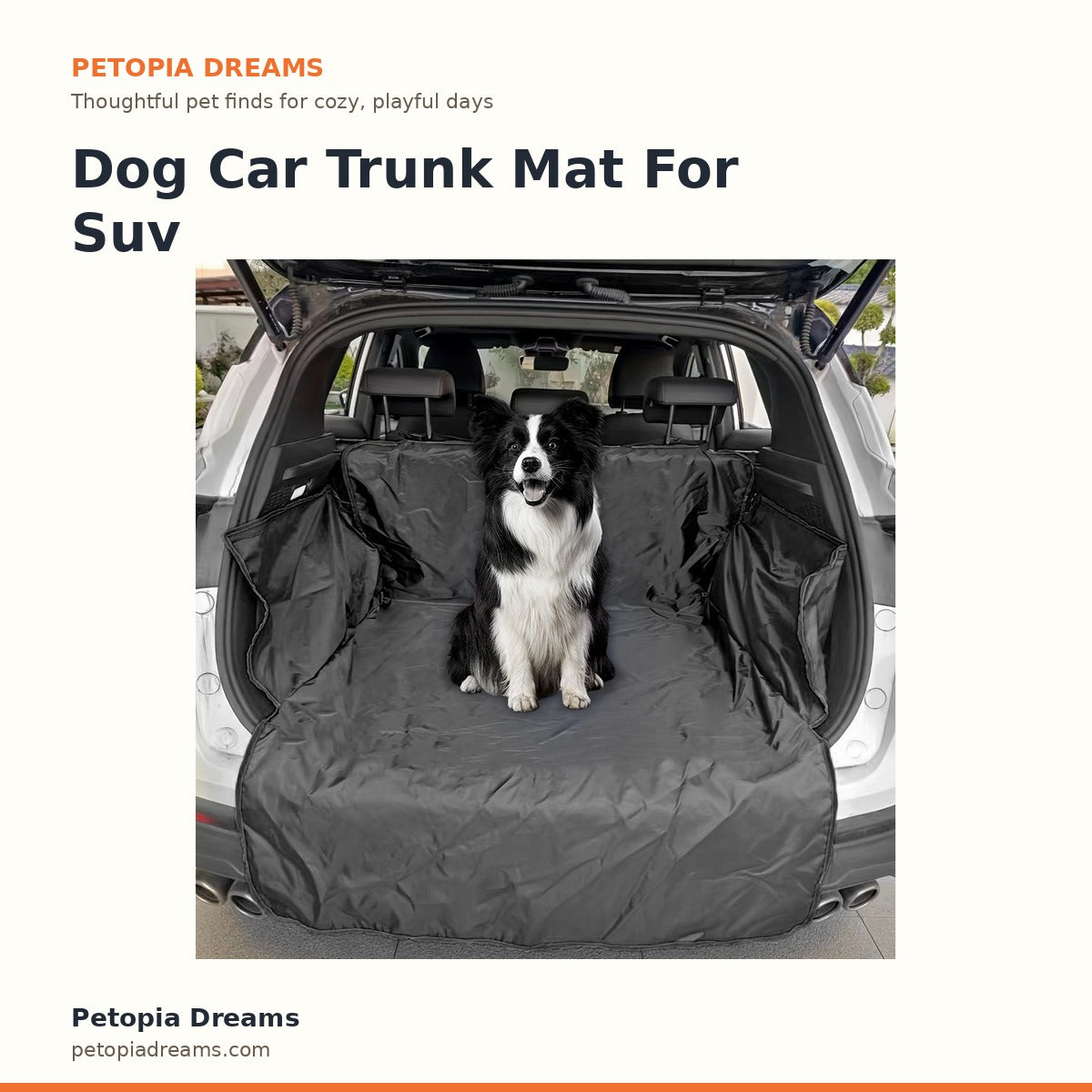 Dog Car Trunk Mat For Suv | Petopia Dreams
