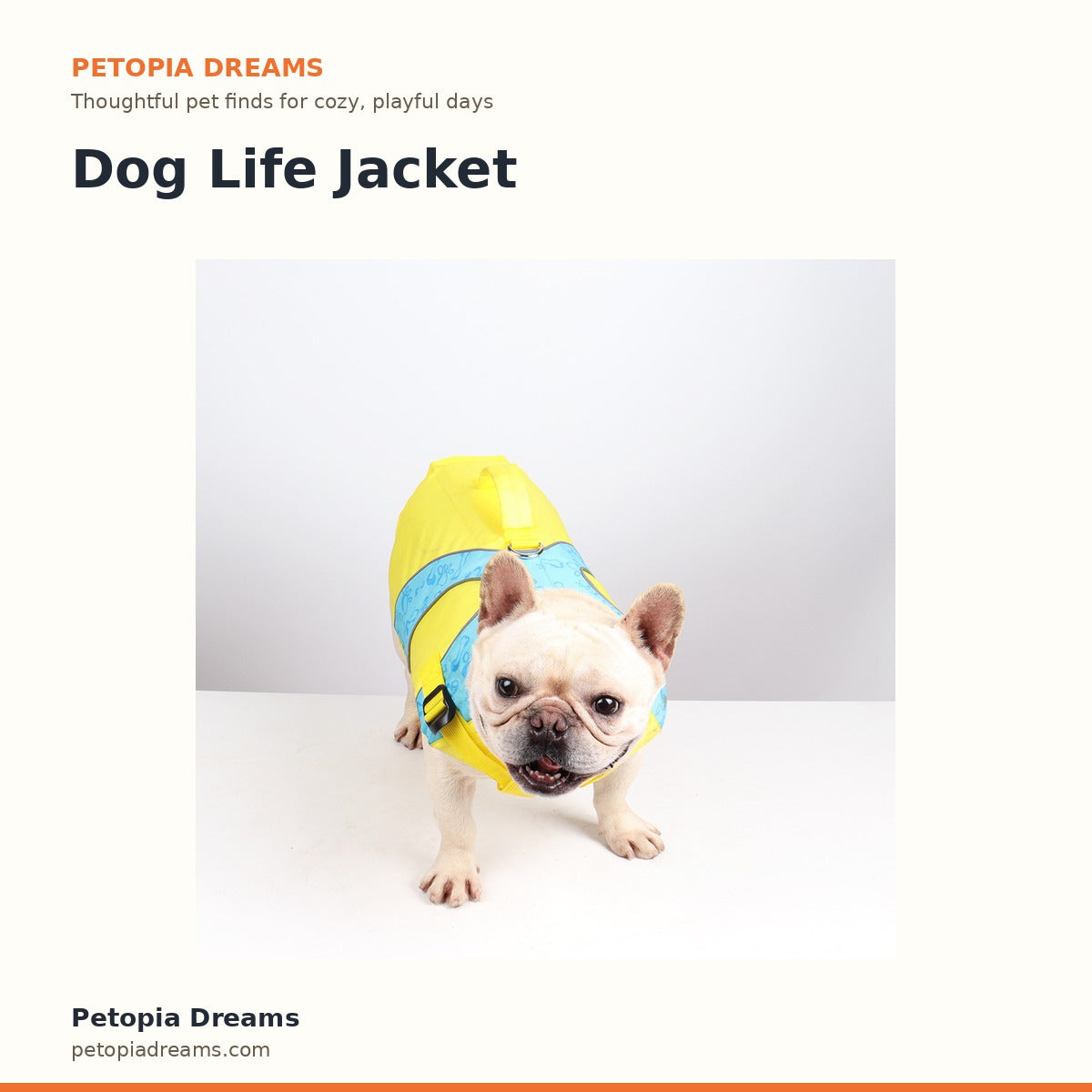 Dog Life Jacket | Petopia Dreams