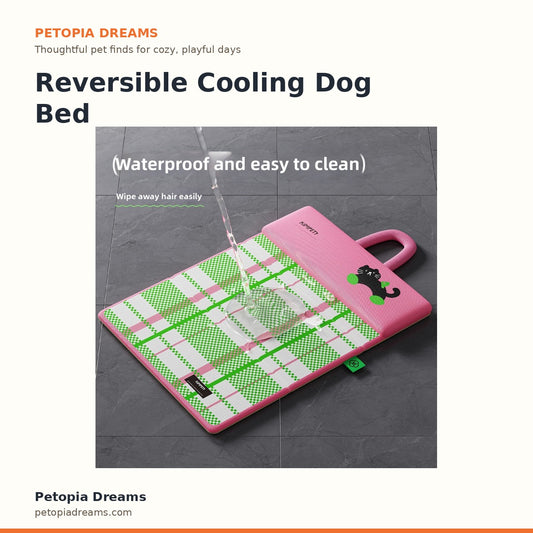 Reversible Cooling Dog Bed Mat | Petopia Dreams