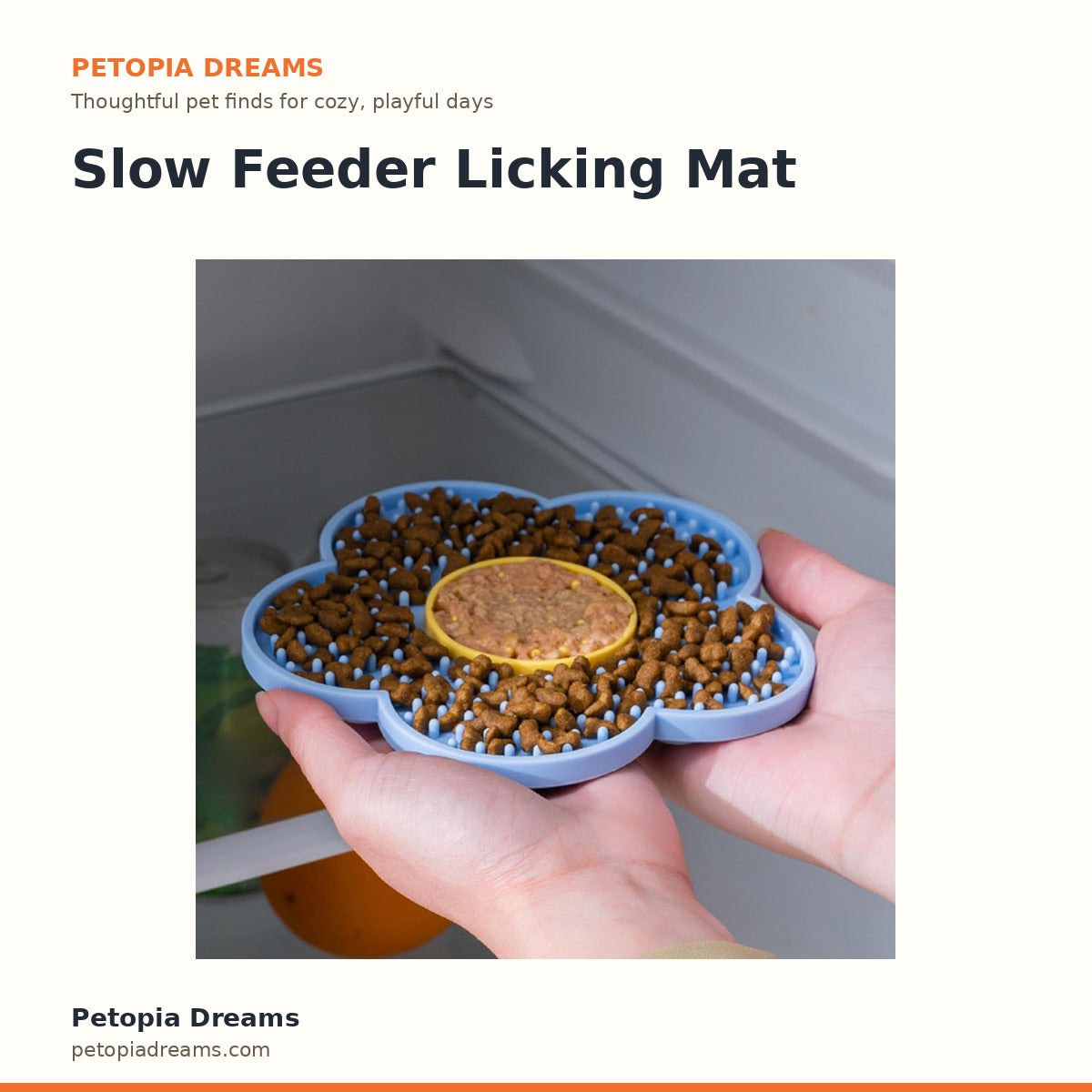 Slow Feeder Licking Mat | Petopia Dreams